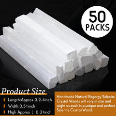 Tessco for you selenite wand aura cleanse setup on desk