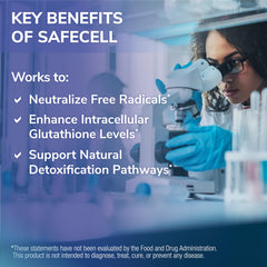 Tesseract SafeCell CyLoc carrier visualization illustrating optimized ingredient delivery.