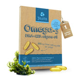 Testa Omega-3 algae oil capsule bottle for daily wellness