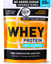 TGS Nutrition 100 Whey Protein Unflavored jar supports versatile post workout recovery