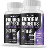 Thalacy bottle front label highlights 2400mg blend for athletes