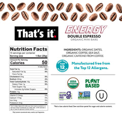 That's it packaging closeup showing no added sugar and simple ingredients.
