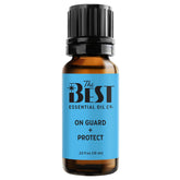The Best Essential Oil Co On Guard bottle front with refreshing, uplifting aroma.