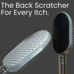The Body Scratcher soft head provides gentle touch for face and neck.