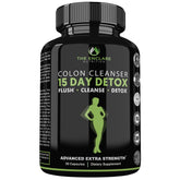 The Enclare Nutrition Colon Cleanse bottle preparing for a gentle detox routine