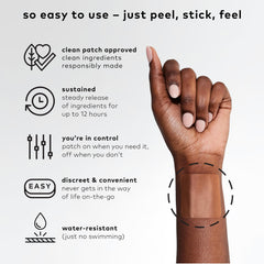 The Good Patch B12 Awake patches in resealable pouches offer easy storage.