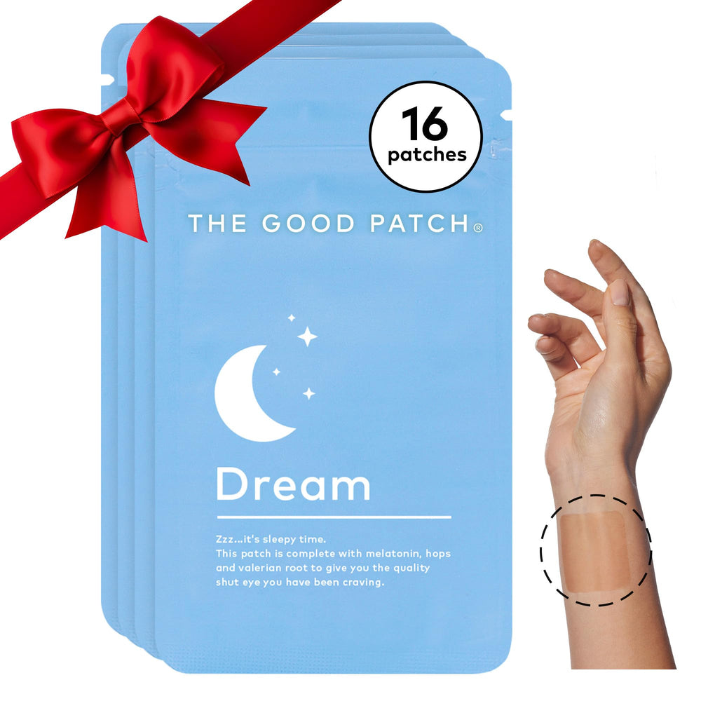 The Good Patch Dream Patch melatonin pack provides steady nighttime support.