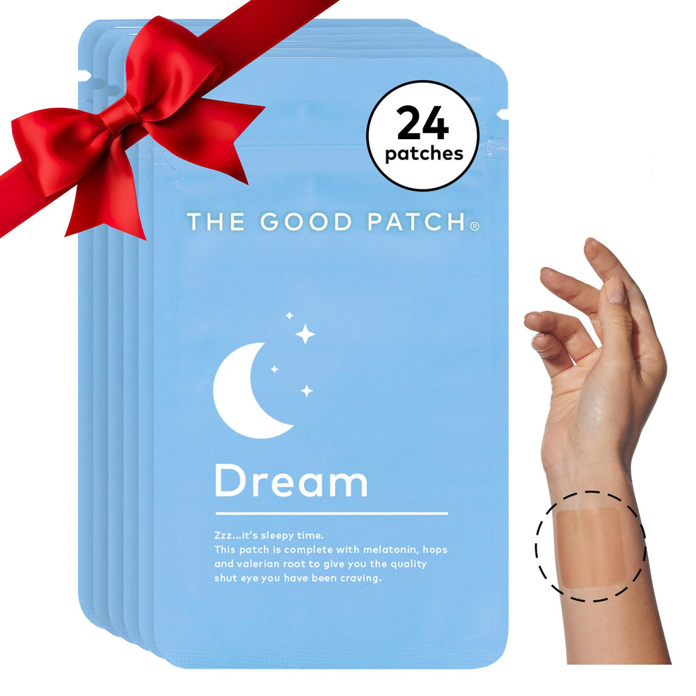 The Good Patch sleep patch with melatonin delivers gradual relaxation for a smoother night.