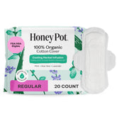 The Honey Pot regular pads with wings provide cooling effect for everyday comfort.