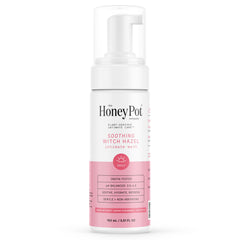 The Honey Pot Witch Hazel Feminine Wash bottle with soothing, pregnancy-safe formula.