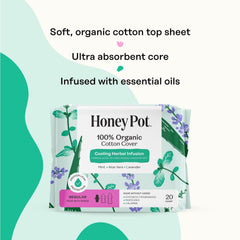 Wood pulp core provides high absorbency for normal days of use.