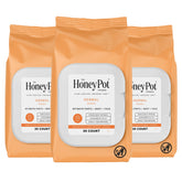 The Honey Pot feminine wipes pack front view for daily pH balanced cleansing