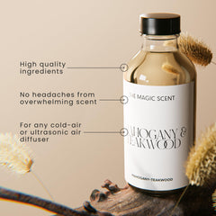 The Magic Scent vetiver-musk highlight adds depth for tranquil bedrooms.