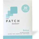 The Patch Remedy Relax Patch on arm for discreet calming support.