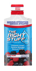 The Right Stuff Berry Blend pouch close-up, precise dosing for workouts.