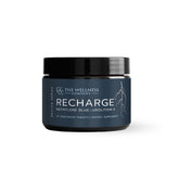 The Wellness Company Recharge bottle front view for cognitive support and energy.