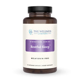 The Wellness Company Restful Sleep bottle promoting calm bedtime routines