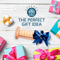 TheraFlow rodillo de pies alivia tensiones en brazos y piernas.