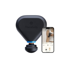 TheraGun Mini Plus heat in compact design enables travel-friendly relief.