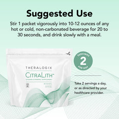 Theralogix CitraLith NSF-certified packaging highlighting tested potency