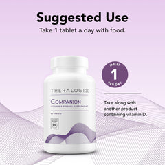Theralogix Companion NSF certification seal signifying tested purity.