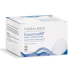 Theralogix ConceptionXR Motility bottle front with NSF certification signaling trusted potency