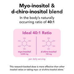 Theralogix Ovasitol serving scoop showing easy, precise measurement for dosing.