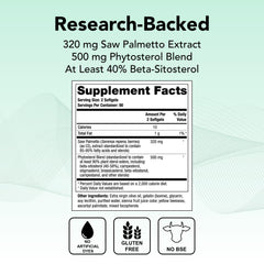 Closeup of Theralogix Prostate SR label highlighting quality and blend.
