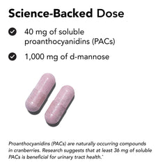 NSF-certified TheraCran Max packaging signals purity and quality.