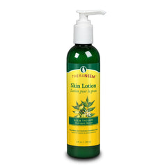 TheraNeem Neem Therapé Skin Lotion bottle shows soothing hydration for dry skin.
