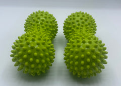 Therapist's Choice green peanut ball spikes stimulate circulation and relieve soreness.