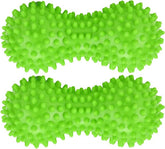 Therapist's Choice soft spiky peanut ball green for foot massage and acupressure.