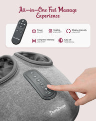 THERAZZAGGE foot massager with 30 deep kneading nodes for targeted relief