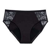 THINX Ultra-Soft brief panties with lace detail for all-day comfort and protection