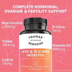 Thomas' All-Natural Remedies CoQ10 bottle highlighting antioxidant support for energy metabolism