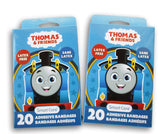 Thomas kids bandages box design with colorful characters for kid-friendly reassurance.