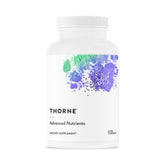 Thorne Advanced Nutrients multivitamin bottle supports daily wellness.