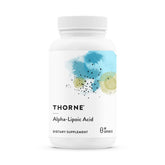 Thorne Alpha-Lipoic Acid 300 mg bottle shown for daily antioxidant protection and wellness.