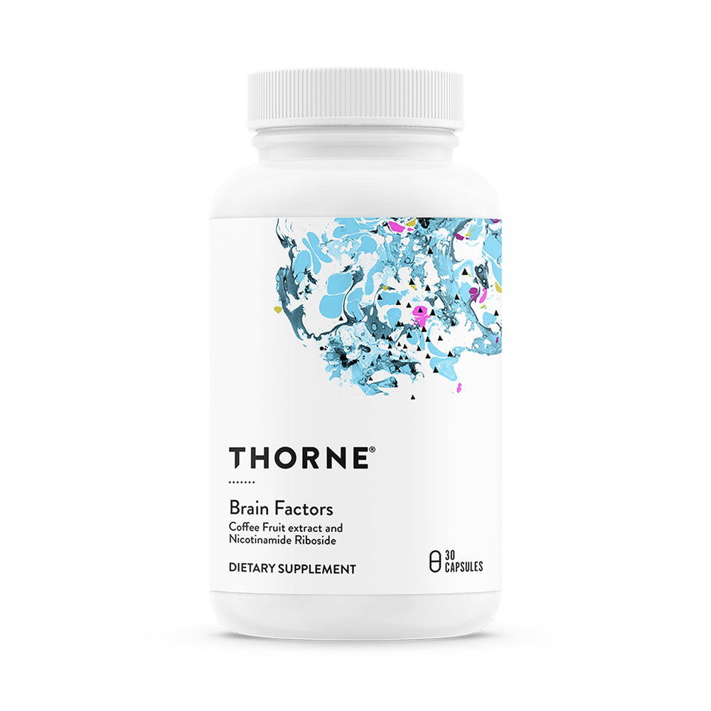 THORNE Brain Factors bottle front for daily cognitive support