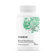 THORNE broccoli seed extract bottle demonstrates SGS power for antioxidant support