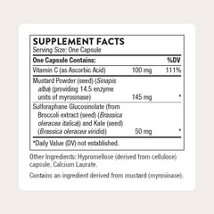 THORNE broccoli seed extract capsules ready for daily antioxidant support