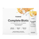 THORNE Complete Biotic orange stick pack for on-the-go gut support and daily wellness.