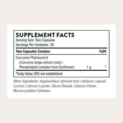 Thorne Curcumin Phytosome Meriva bottle on shelf signals well-absorbed inflammation support.