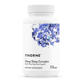 THORNE Deep Sleep Complex bottle shown for a calm pre-bed routine
