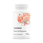 THORNE Green Tea Phytosome bottle highlighting caffeine-free antioxidant support