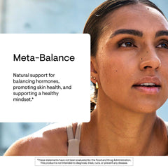 THORNE Meta-Balance ingredients close-up emphasizes chaste tree and black cohosh extracts.