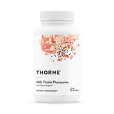 THORNE Milk Thistle Phytosome bottle on a clean surface, suggesting daily antioxidant support.