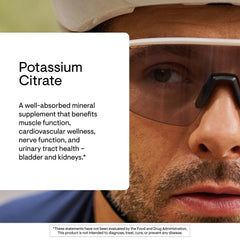 THORNE Potassium Citrate label showing third-party certification for accuracy
