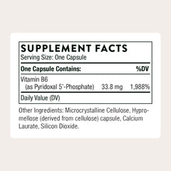 Thorne Pyridoxal 5'-Phosphate capsules grouped for daily dosing