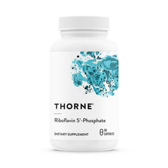 THORNE Riboflavin 5'-Phosphate bottle highlights bioactive B2 for methylation support
